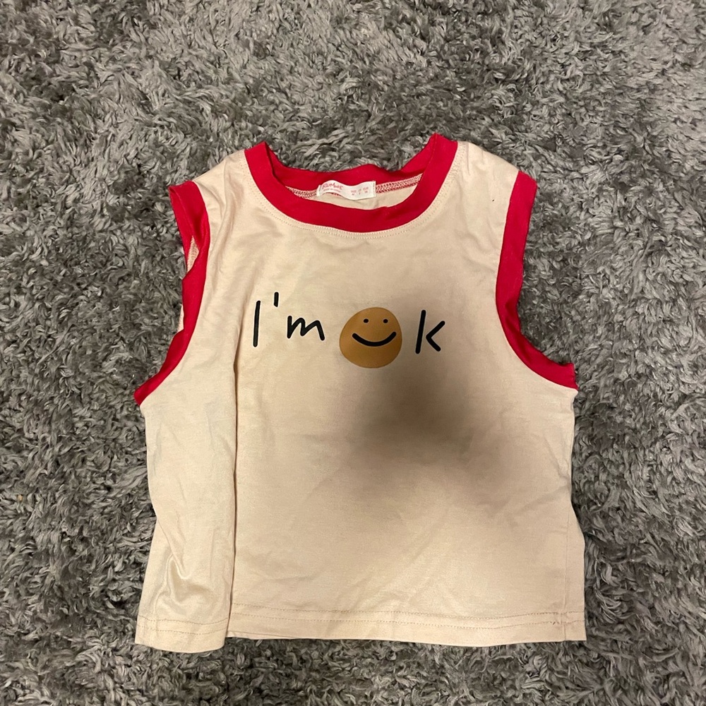 I’m okay crop top